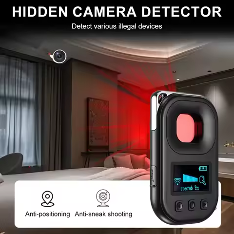 Camera Detector Anti Thef Eavesdropping Monitor Hotel Listening Alarm Device Gps Tracker Rf Signal I