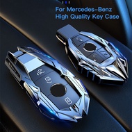 Zinc Alloy Car Key Case Cover For Mercedes Benz E C Class W204 W212 W176 GLC CLA GLA Car Key Shell Protecor Car Accessories