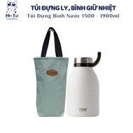 Tyeso Sports Water Bottle Bag 1500ml - 1900ml - Sturdy 2-Layer Canvas Bag