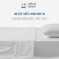 Ruột mền Premium Gòn Microfiber Lông Vũ Cao Cấp À Ơi Concept - Size 2m x 2m2 Vải bọc 100% Cotton Hàn
