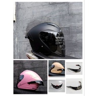 GM G1 HELMET SPOILER, NHK N1 ELITE & GM FURY SPOILER, 2D 3MM, PRECISION, BLACK COLOR