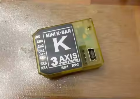 90% new MINI K-BAR Kbar K8 Three-axis Gyroscope 3 Axis Gyro Flybarless System For Mikado Vbar Align 