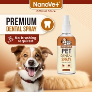 Nanovet® Pet Dental Mouth Spray for Cat and Dog (60ml)