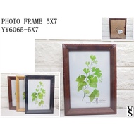 [VS] WOODEN PICTURE PHOTO FRAME ACETATE COVER 5R 5x7 inches YY6065-5X7