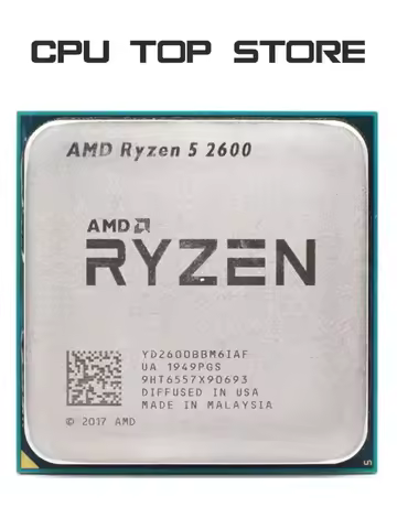 AMD Ryzen 5 R5 2600 3.4GHz 6-Core 12-Core CPU Processor Socket AM4