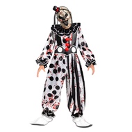 Boys Clown Costume, Halloween Killer Clown Costume, Horror Slasher Clown Costume for Halloween