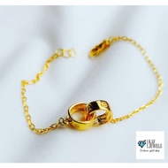 RANTAI TANGAN EMAS CARTIER GOLD BRACELET 916