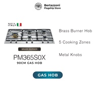 Bertazzoni PM365S0X 90cm 3-Segment 5-burner Gas Hob