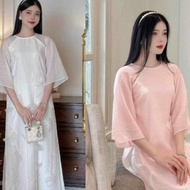 Renovated Lotus Lady's Ao Dai with Gentle, Outstanding and Luxurious Applique - Lyna Store 1993