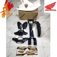 Honda Ex5 Dream Cover Set BSH Mariana Purple Met With White Board Ori-Sticker