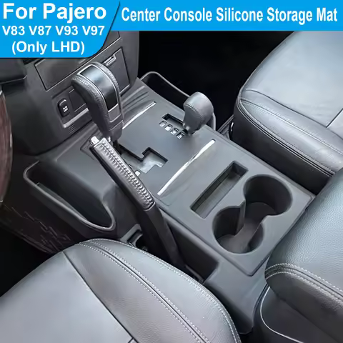 For Mitsubishi Pajero V83, V87, V93, V97, Center Console Silicone Storage Mat, Expanding Storage Spa
