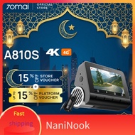 NaniNook  [New Launch] 70mai A810S 4K Dash Cam | Dual - Channel | 4G | ADAS | 24 Hours Parking Surve