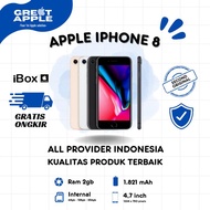 IPHONE 8 GARANSI RESMI IBOX, GREY ROSE GOLD SILVER . FULLSET 64-128GB