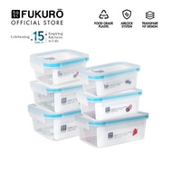Fukuro Rokku Clip Lock Container 550ml - 2000ml