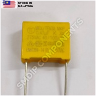 0.47uF 275V, X2 AC Film Capacitor, 14 (H) x 8 (D) x 15mm (Lead Spacing) (474K)
