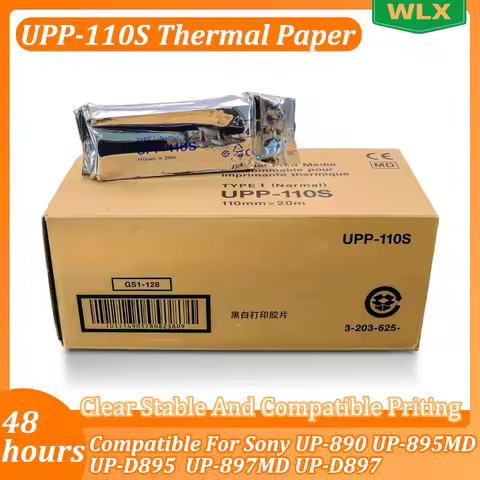 UPP-110S Thermal Paper Smooth Ultrasound Printer Paper Compatible with Sony UP-890 UP-895MD UP-D895 