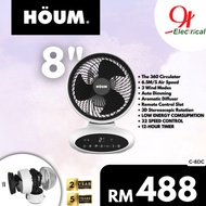 Houm C8 DC 3 Wind Modes with 32 Speed Settings Air Circulation Fan