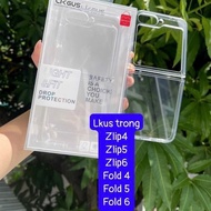 Z FOLD 6 / Z FLIP 6 Samsung Z Flip 3 Flip 4 Z Flip 5, Z Fold 5, Z Fold 4 likgus Transparent Case