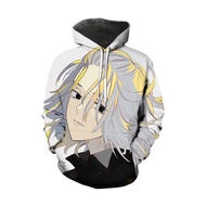 SHUNAICHI เสื้อผ้าแฟชั่นคริสมาสต์ต่างประเทศใหม่ Tokyo Swastika Avenger Tokyo Revengers 3D Hooded เสื