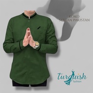 Baju Koko Pria Lengan Panjang SULTAN PAKISTAN Jumbo Big Size Oversised M-3XL