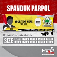 Banner 9X1 BANNER PARPOL POLITICAL PARTY KAMPANYE GOLKAR ELECTION MDPRINTSTORE