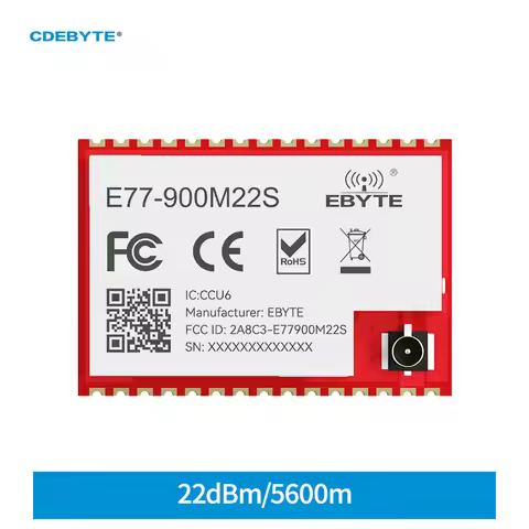 COJXU STM32WLE5 LoRa Wireless Module 868/915MHz ARM Cortex-M4 E77-900M22S Low Power 22dBm SoC Long D