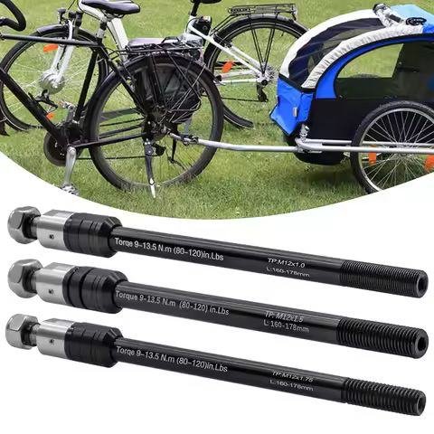 Bicycle Trailer Thru Axle Cargo Trailer Kid Trailer Thru Axle Bike Trailer Hitch Axle Bike Accessori