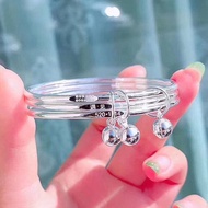 999 sterling silver Sansheng III bracelet for wome 999 sterling silver Sansheng III bracelet Female 