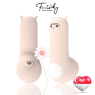 Happy Humpa-Llama - Sucking Automatic Thrusting Vibrating 3 In 1 Vibrator. Adult Female Masturbation