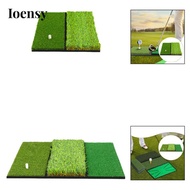 [Ioensy] Golf Practice Mat Green Folding Casual Versatile Driving Range Mats Pad Improve