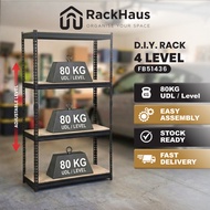 [Free Shipping] DIY RACK 2 in 1 Height 140-171cm/ Boltless Rack Metal Rack Storage Rack Rak Besi Rac