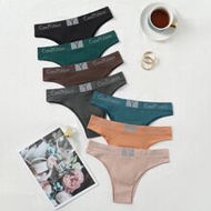 7pack Letter Graphic Simple Panty Sports