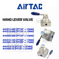 AIRTAC 4HV PNEUMAIRTIC 4/2 & 4/3 WAY HAND LEVER VALVE , HAND VALVE , TURN VALVE , AIR VALVE 4HV200 ,