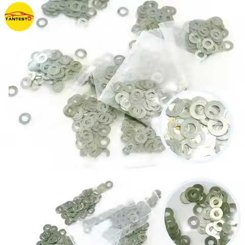 1 bag 100PCS 3x7.2x0.1/0/2/0/3/0/5/1mm Diesel Common Rail Injector Pressure Adjusting Washer Gaskets