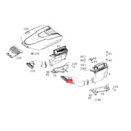 yolandd -A6420947797ท่อท่อดูดอากาศเครื่องยนต์ด้านซ้ายสำหรับ Mercedes-Benz S-Class X222 W222 S350อ่าง