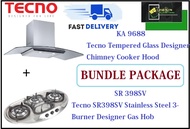 TECNO HOOD AND HOB BUNDLE PACKAGE FOR ( KA9688 &amp; SR 398SV ) / FREE EXPRESS DELIVERY
