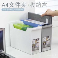 Monotonous Solid Color Company File Storage Box Plastic Large PortableA3A4A5Paper Material Storage Folder