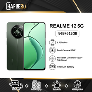 Realme 12 5G Smartphone (8GB RAM+512GB ROM) | Original Realme Malaysia