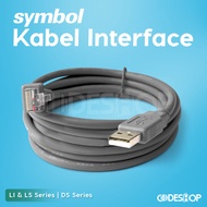 Sparepart Cable Scanner Barcode Symbol LS2208 LI2208 DS9308 USB