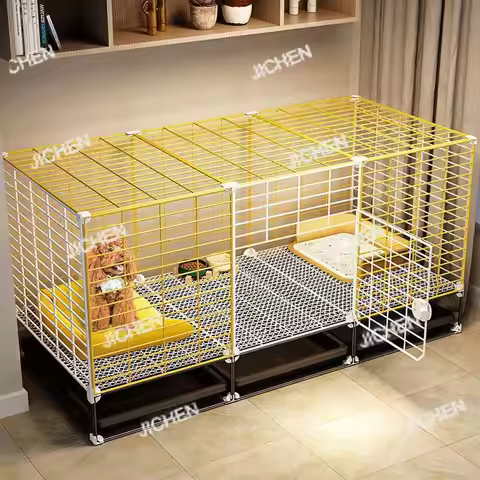 JC dog cage small dog with toilet separation indoor one room one living room one bathroom kennel dog