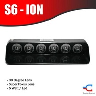DASHBOARD STROBE S6 ION/biru WHELEN