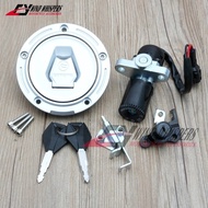 ღMotorcycle Ignition Switch Fuel Gas Cap Cover Seat Lock &amp; 2 Keys For CF MOTO 250SR 250 SR ABS v j♚