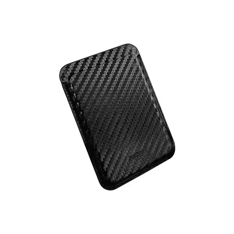 KZDOO Mag Wallet Case With Megsafe,Pu Leather Carbon Pattern,Magnet Wallet Case For iPhone12-iPhone1