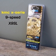 KMC X9 Bicycle Chain.sl(9 Spool)/X10.SL(10 Speed)/X11.SL(11 Speed) Super Light Genuine Thai Center
