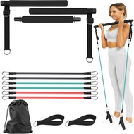 Cross-Border Household Bar Strengthening Bar Drawstring Pilates Johnman Fitness General Lift Set Mul