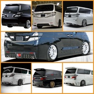 Toyota Alphard Vellfire AH20 AH 20 ANH20 ANH 20 2008 2012 2013 Rear Bumper -(WL / GL / WLBB / VTL / 