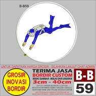 B-B59 SCUBA DIVER LOGO EMBROIDERY PATCH - GIB REVIEW/TESTIMONI