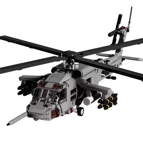 M7003 UH-60 Black Hawk attack helicopter 1159PCS Air Force aircraft building block model set for tee