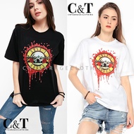 (Free Sticker) GUNS N' ROSES TOUR 1991 UNISEX TSHIRT | GNR 020 | ADULT BAND T-SHIRTS VINTAGE DISTRO 