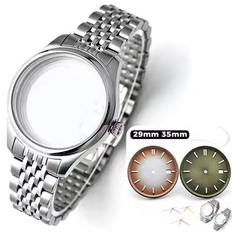 29mm 35mm Radial Matte Texture Watch Dial With Case No logo For Seiko Presage Classic Series NH35 Au